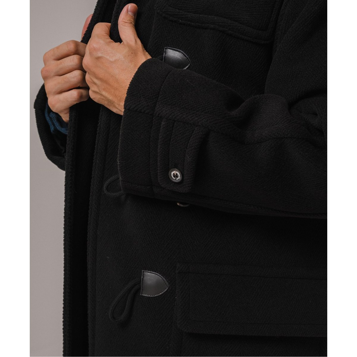 INVERTERE(インバーティア) 別注 デタッチャブルヘリンボンダッフル