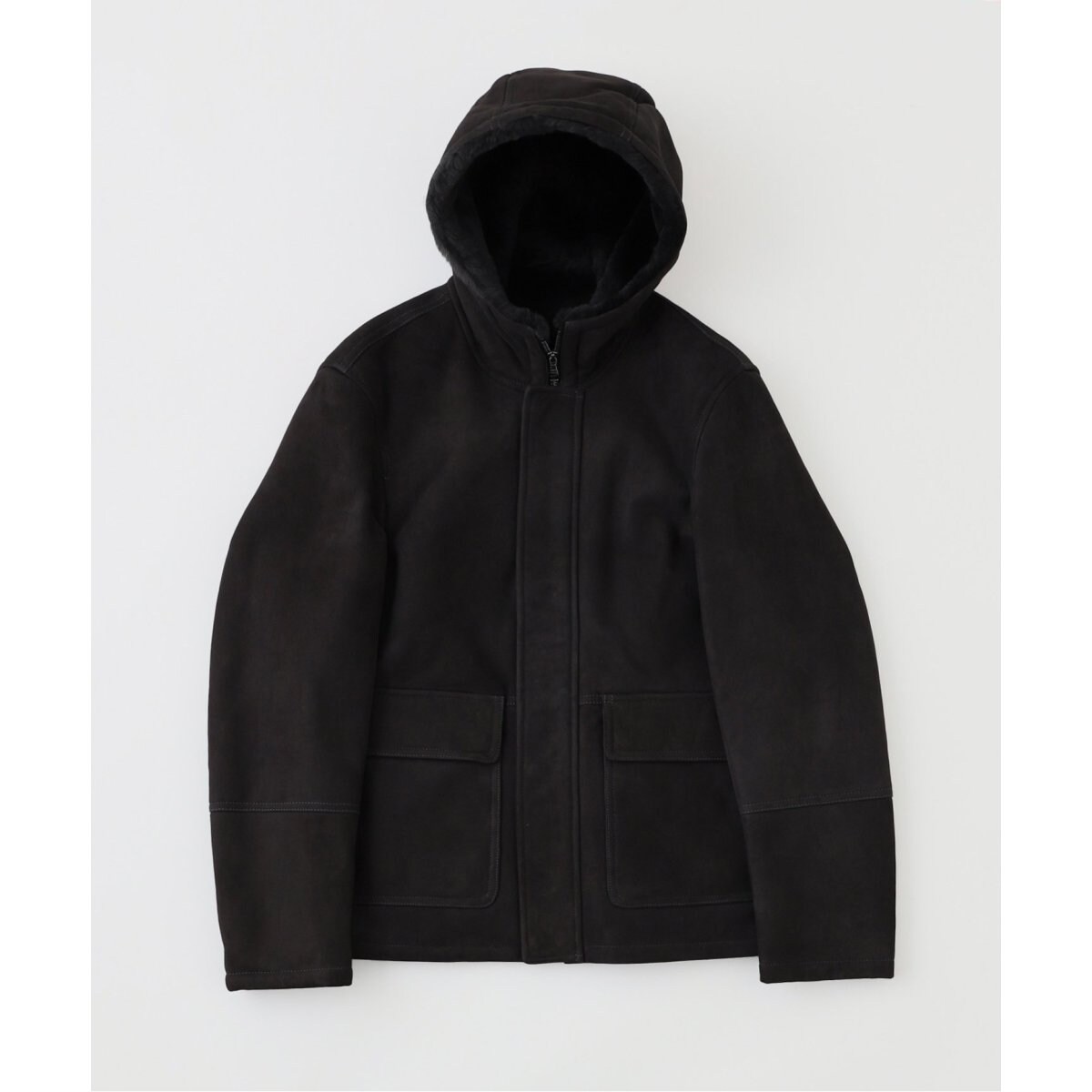 エンメティEMMETI ラムレザーコンビパーカー マッキントッシュフィロソフィー エンメティEMMETI ラムレザーコンビパーカー マッキントッシュ