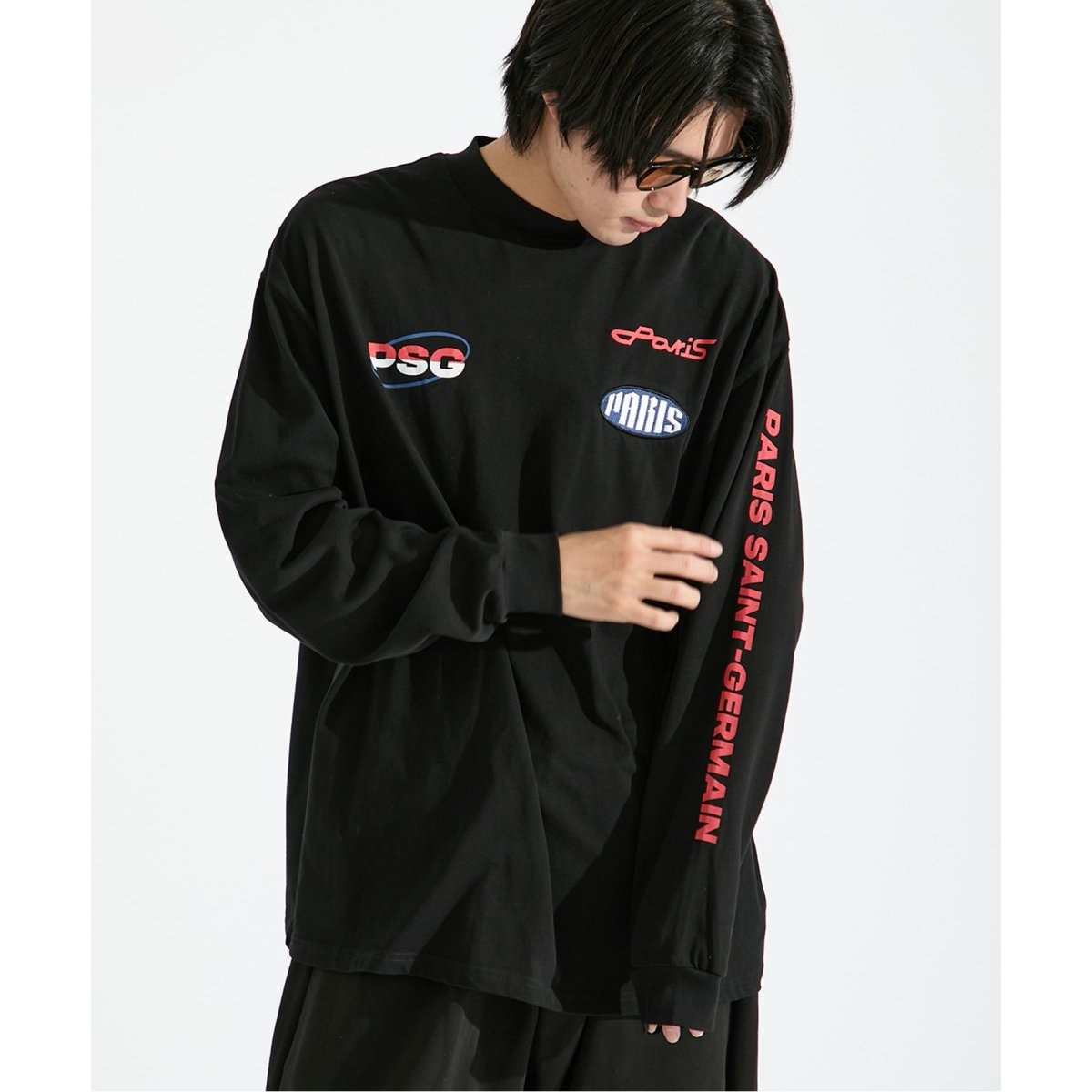 エディフィス（EDIFICE）/【Paris Saint−Germain / パリ・サン＝ジェルマン】 JP ROAD L/S TY Paris Saint-Germain / パリ・サン＝ジェルマン】 JP ROAD L/S TY