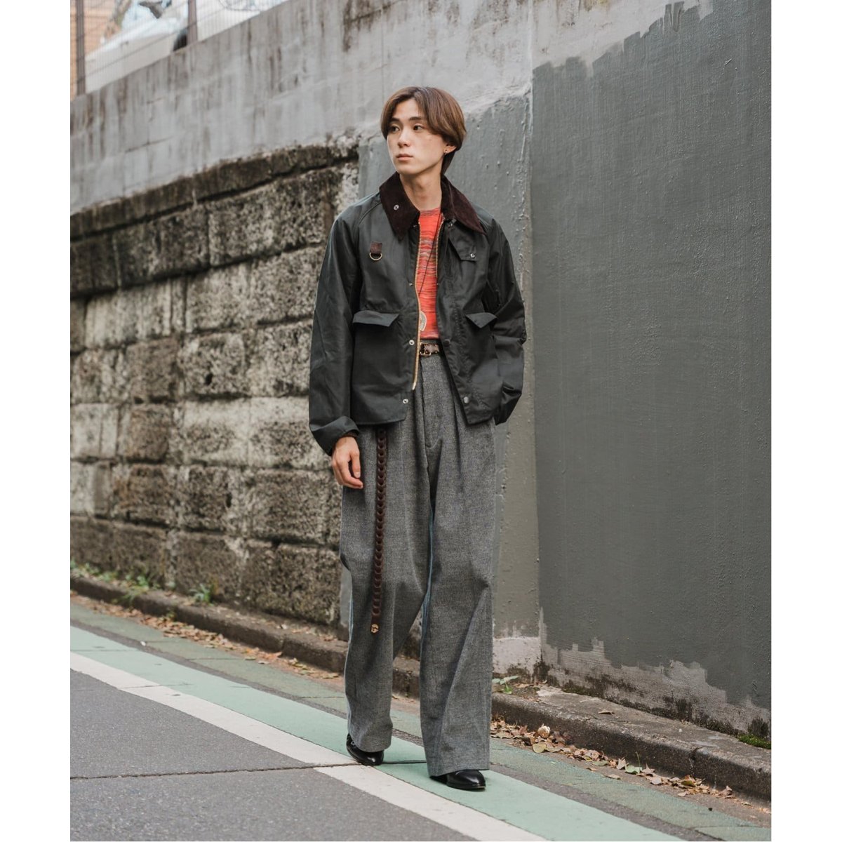 未使用 Barbour SPEY WAX ジャケット セージ L バブアー ② Barbour(バブアー) SL SPEY JACKET WAX | エディフィス(EDIFICE