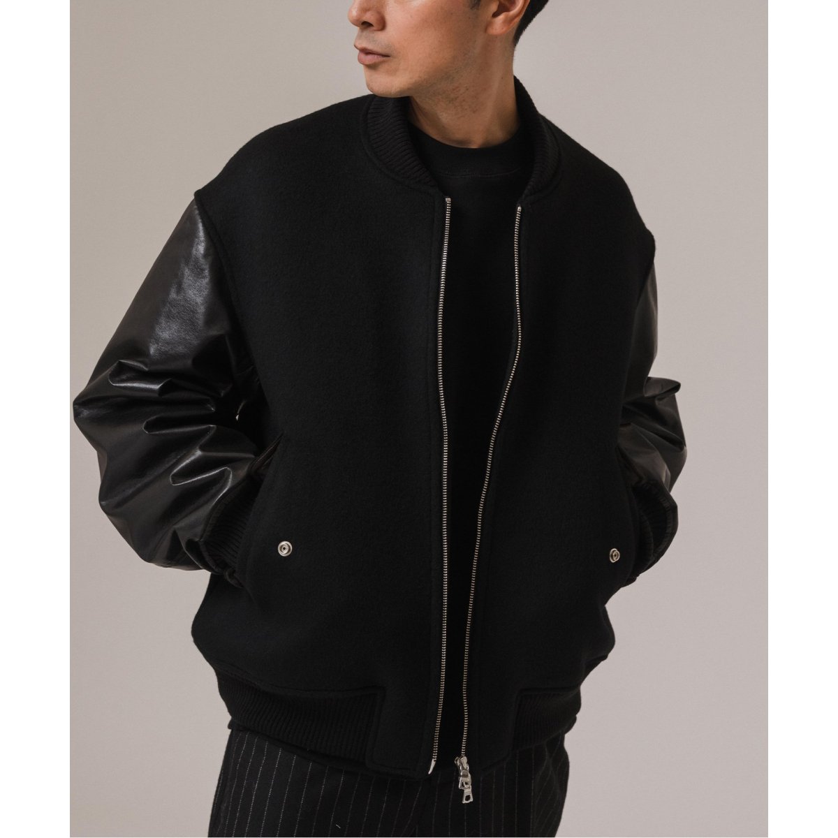 ジャケット・アウター LA BOUCLE HEAVY BEAVER BOMBER JKT LA BOUCLE (ラブークル) HEAVY BEAVER BOMBER JKT | エディフィス