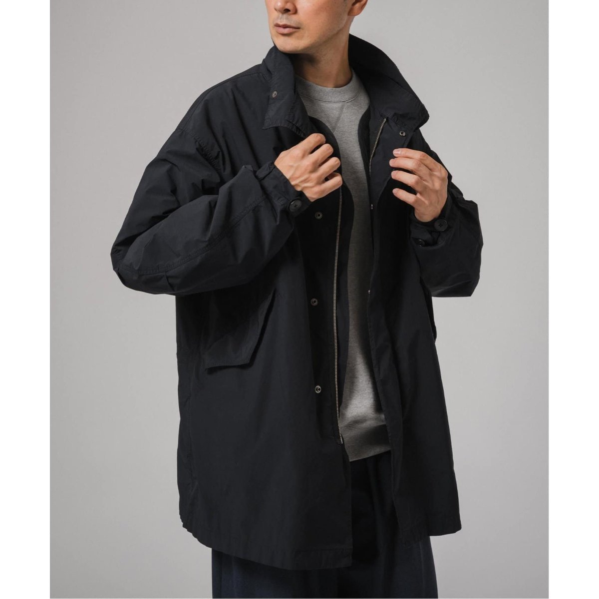 (新品未使用)ATON 別注 AIR WHEATHER SHORT MODS 再入荷》ATON(エイトン) 別注 AIR WHEATHER SHORT MODS COAT
