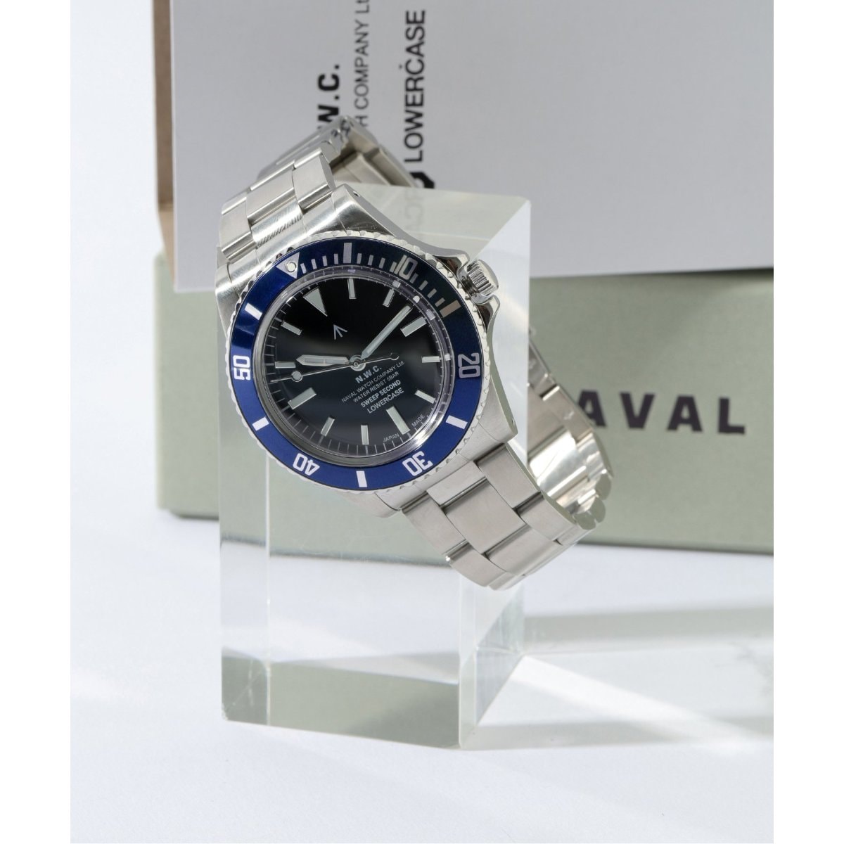 NAVAL WATCH Produced by LOWERCASE 別注 GMT BLUE