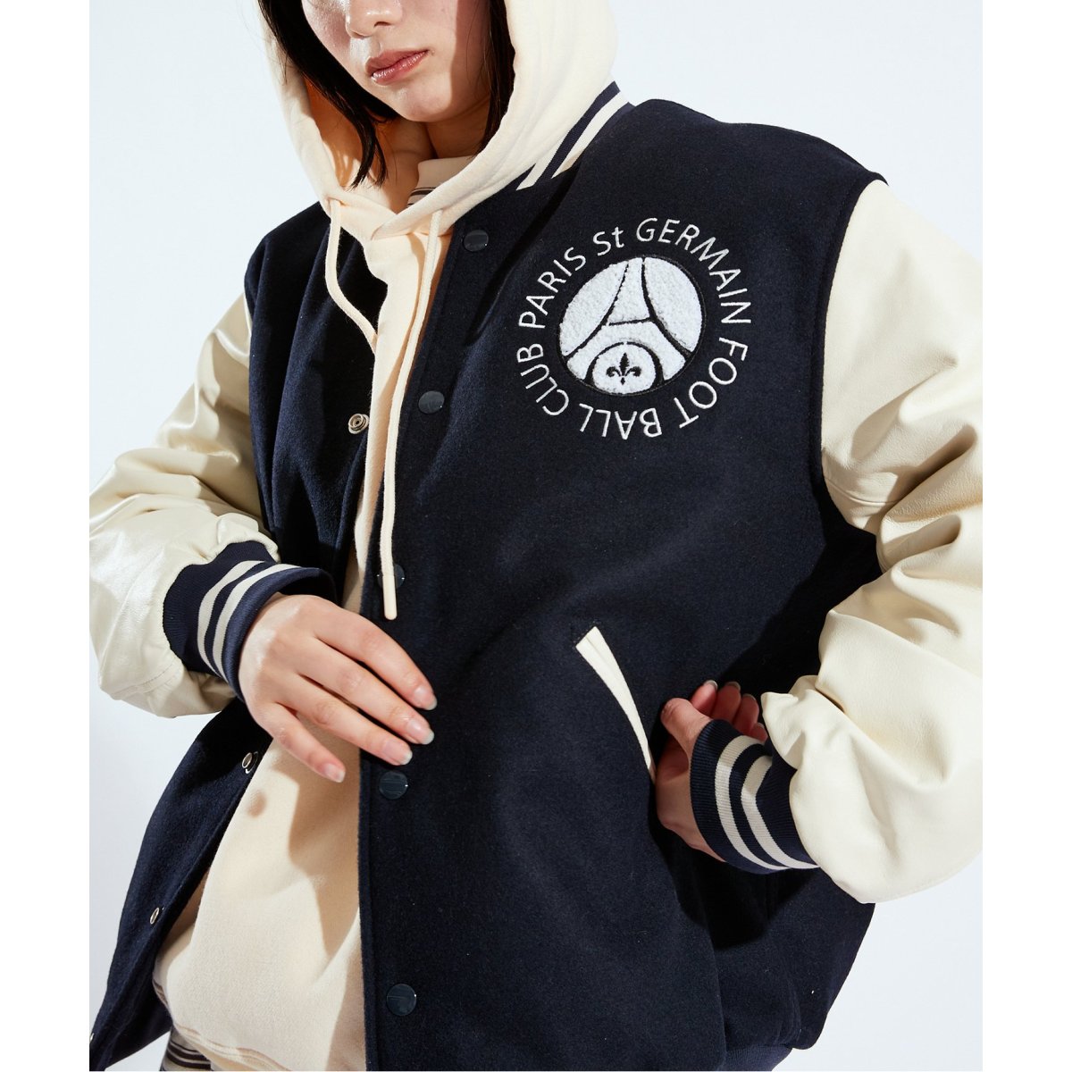 新品/タグ付き✨J.PRESS×NYUZELESS スタジャン　ブラック　L J.PRESS｜【NYUZELESS】ブラック スタジャン | Rakuten Fashion