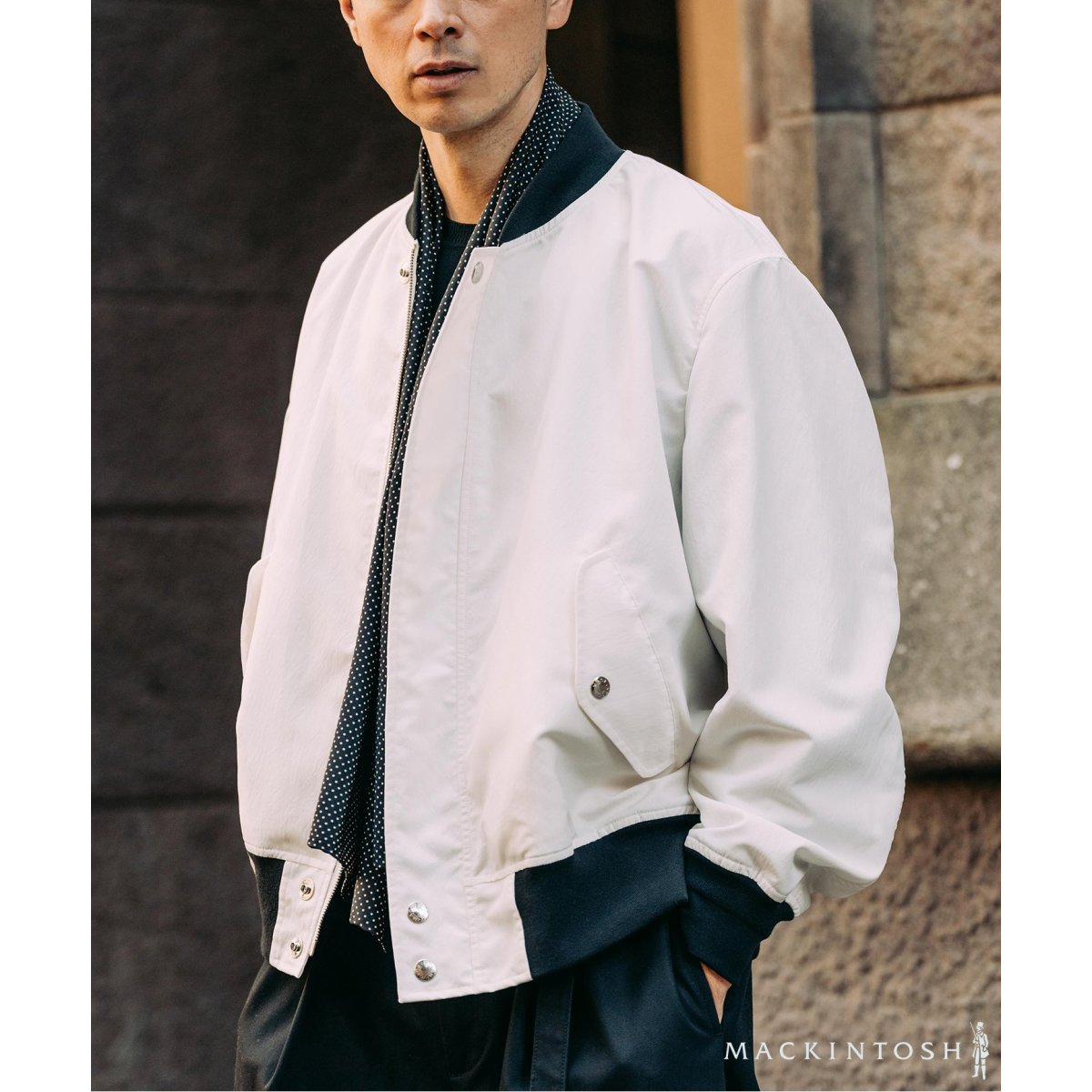 MACKINTOSH - 「SAUGHTREE」MA-1型ダブルナイロンジャケット MACKINTOSH】「SAUGHTREE」MA-1型ダブルナイロンジャケット