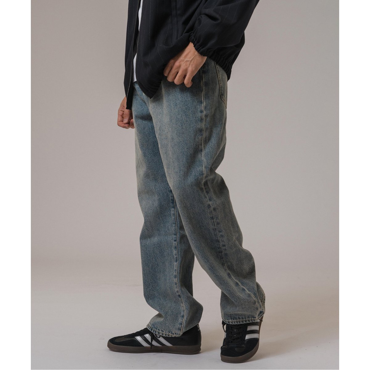 美品 エディフィス LA BOUCLE ラブークル HUGEASY カーゴパンツ EDIFICE LA BOUCLE（エディフィスラブークル）の「【LA BOUCLE