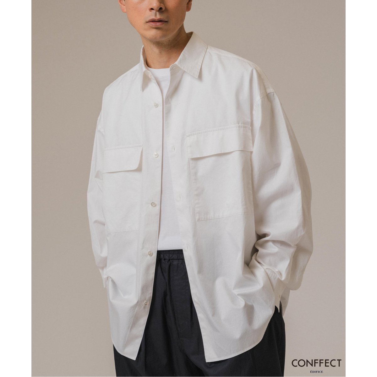 エディフィス ラブークル スタンドカラーシャツ EDIFICE LA BOUCLE（エディフィスラブークル）の「【LA BOUCLE