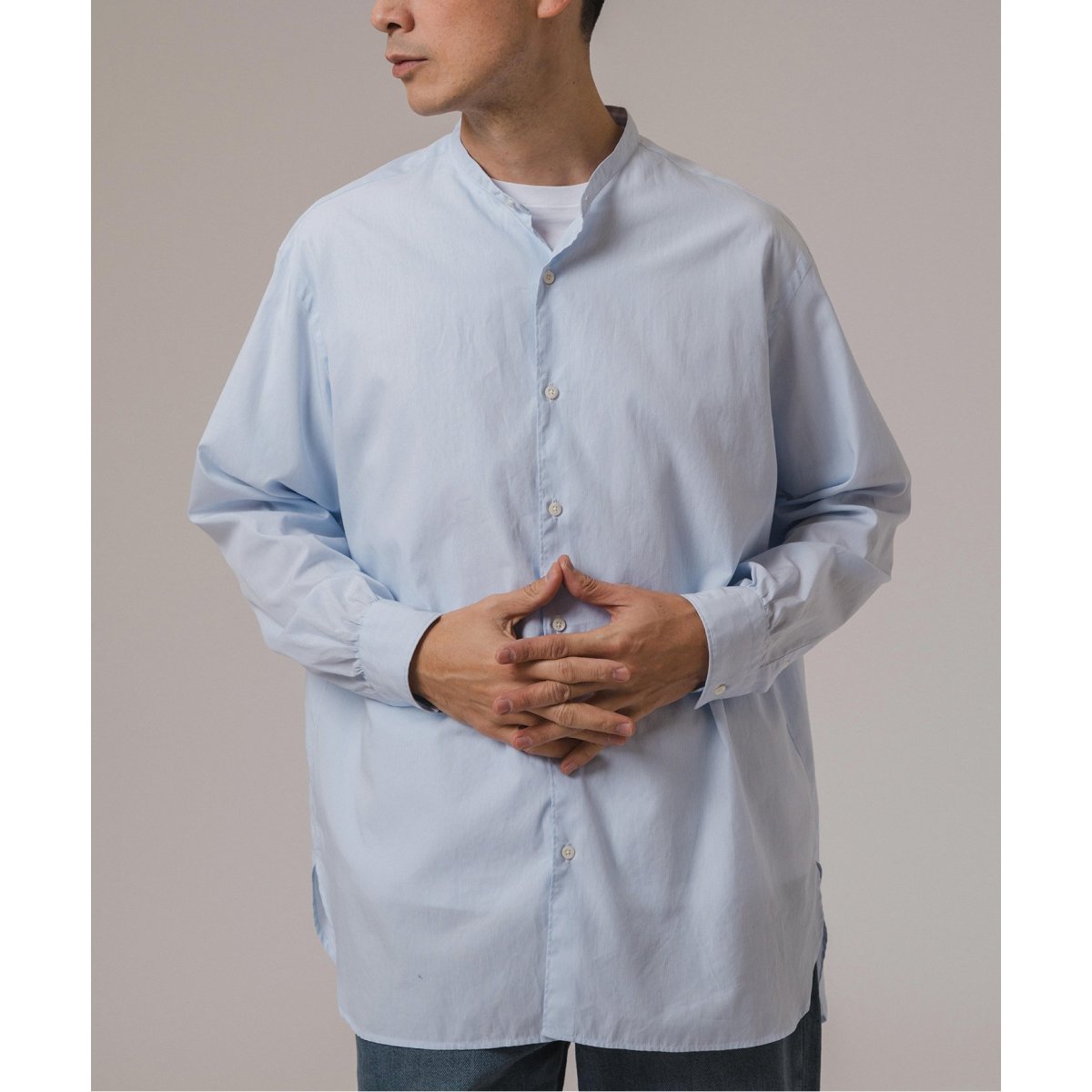 ETS.MATERIAUX シャンブレーシャツ サイズ3 ETS.MATERIAUX