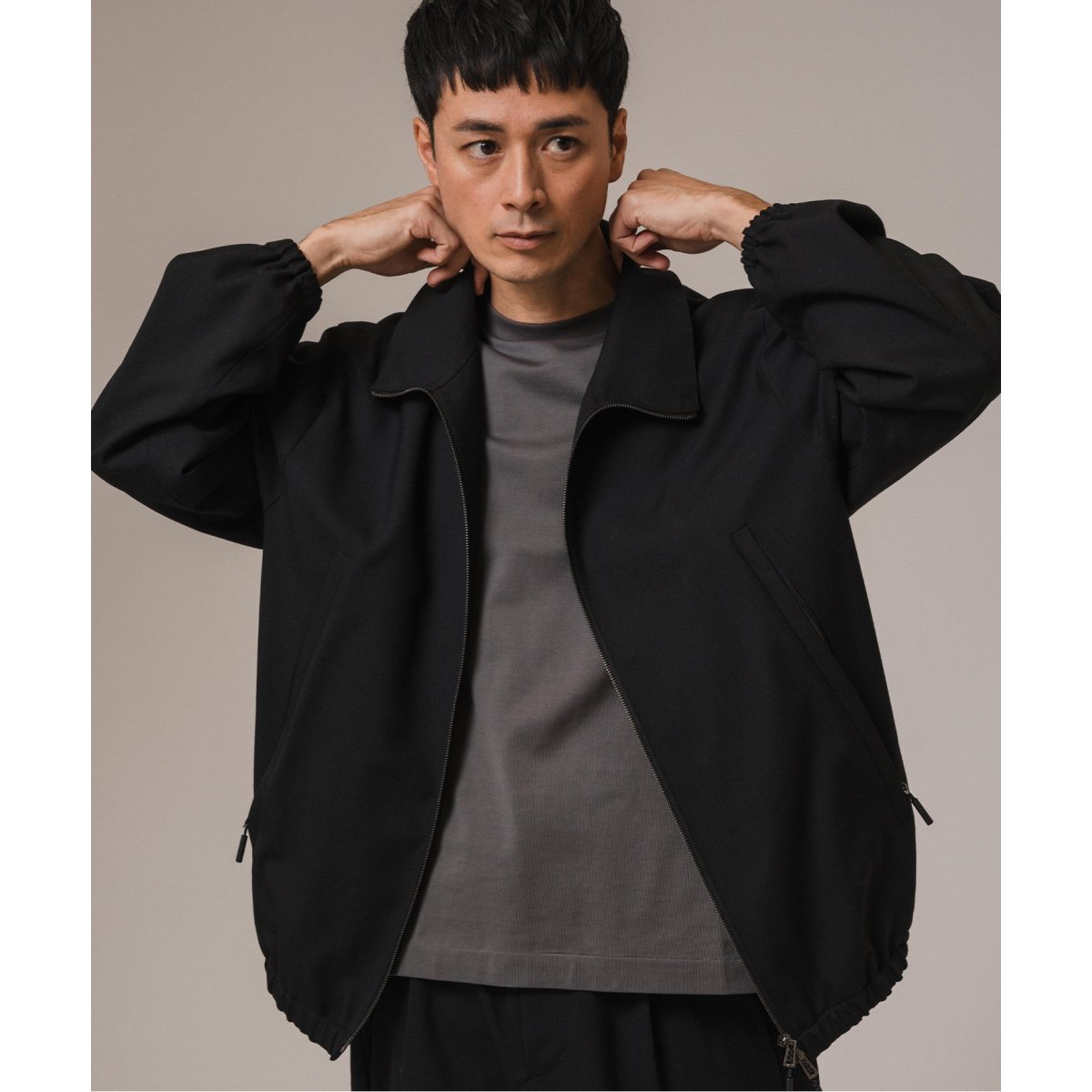 激安超安値 LA ブルゾン バレンシアチェック (ラブークル) BOUCLE ジャケット・アウター