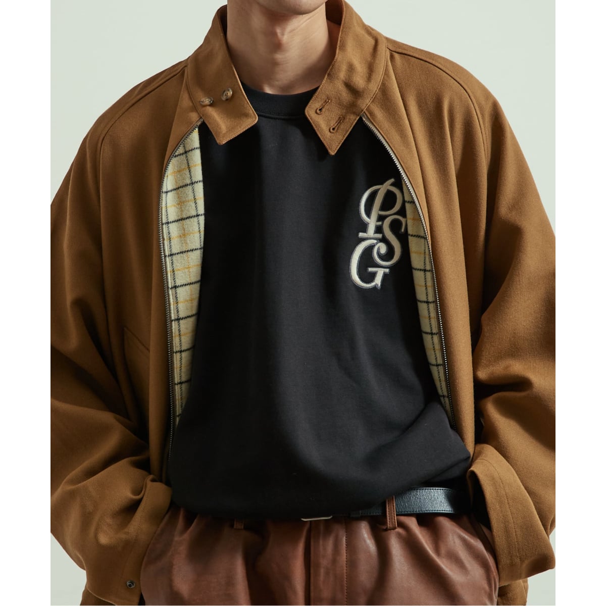 [�}���C]PSG JP ITALIC LOGO SWEAT/�G�f�B�t�B�X�iEDIFICE�j �u���b�N