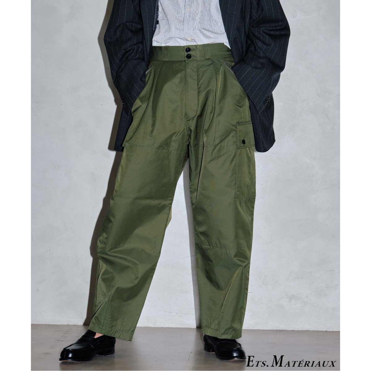 【ETS.MATERIAUX / マテリオ】バルーン デニムパンツ ETS.MATERIAUX / マテリオ】バルーン デニムパンツ
