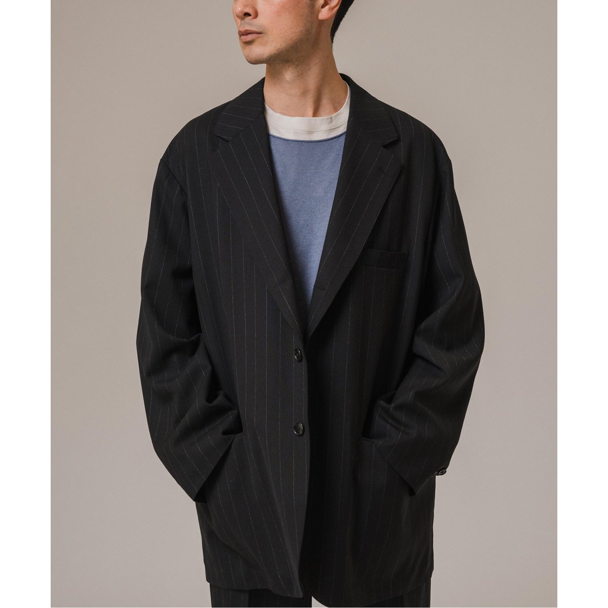 EDIFICE テーラードジャケット 2ピース ベスト 英国製ツイード