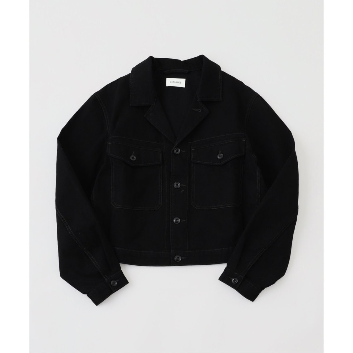 Ets.MATERIAUX ハリントン ジャケット 黒