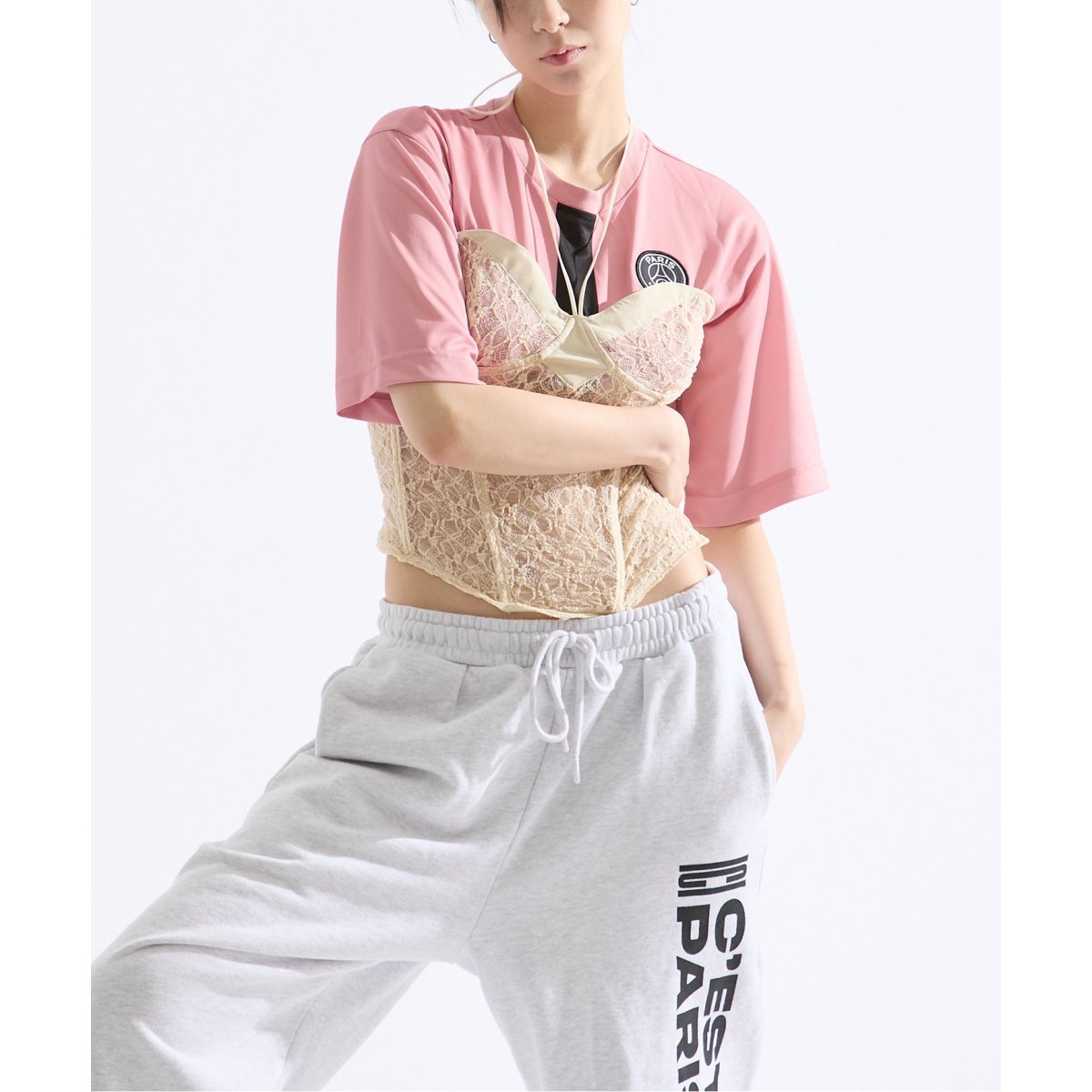 [}C]yParis Saint-Germain / pETWF}z REMAKE CORSET /GfBtBXiEDIFICEj sN