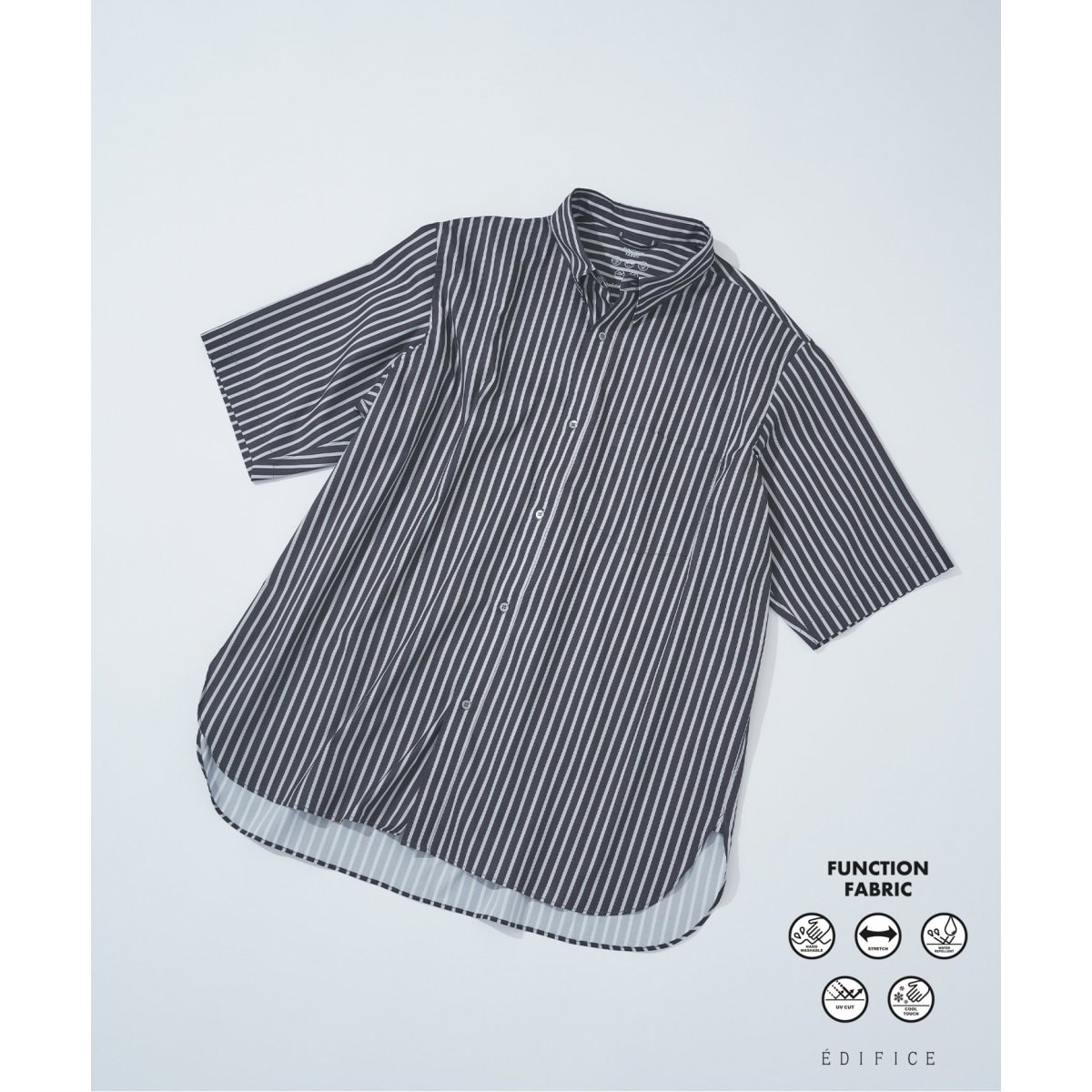 ETS.MATERIAUX シャンブレーシャツ サイズ3 ETS.MATERIAUX / マテリオ】シャンブレーシャツ | エディフィス
