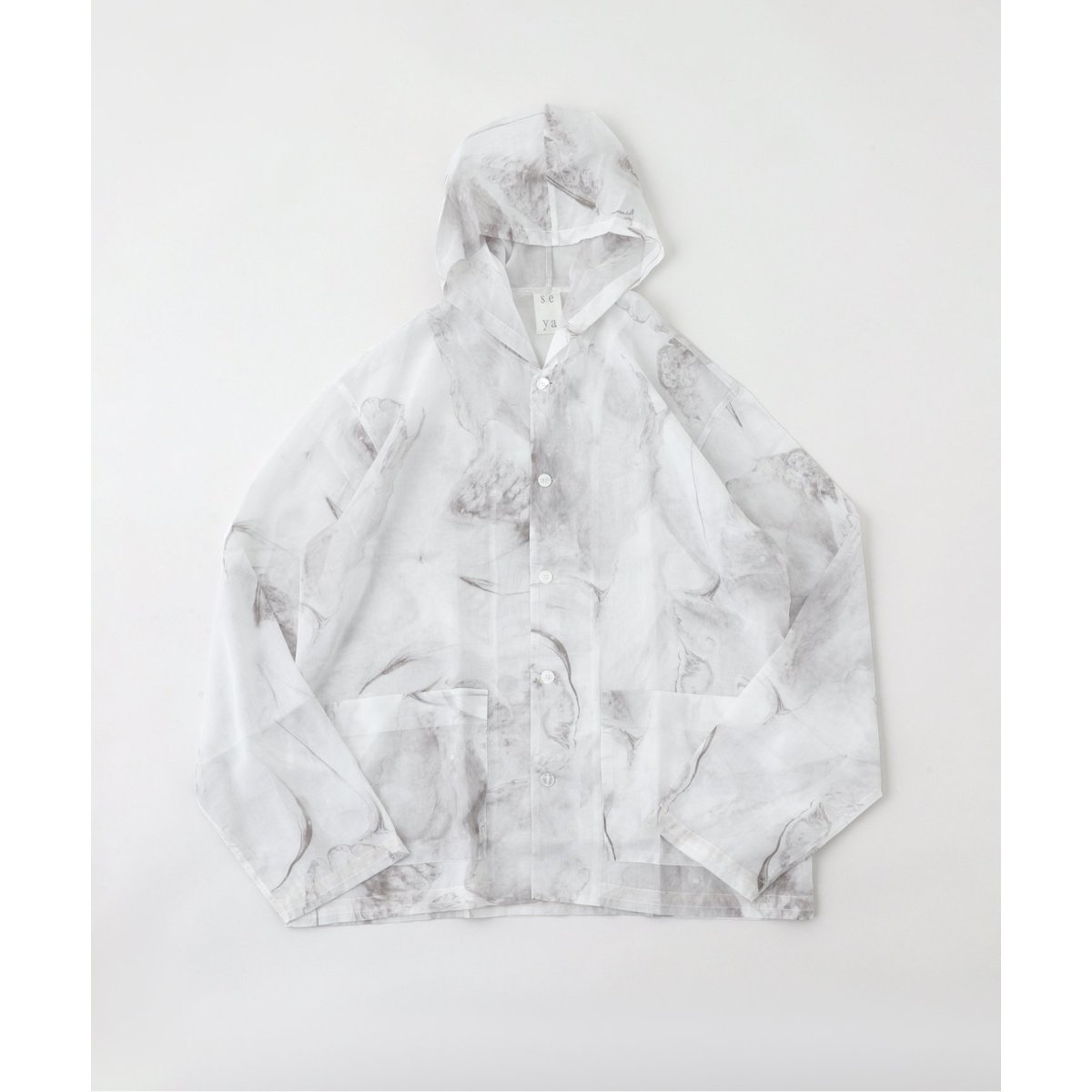 ☆さーや♬☆ seya. (セヤ) 別注 SUMIE HOODIE シャツ | エディフィス(EDIFICE