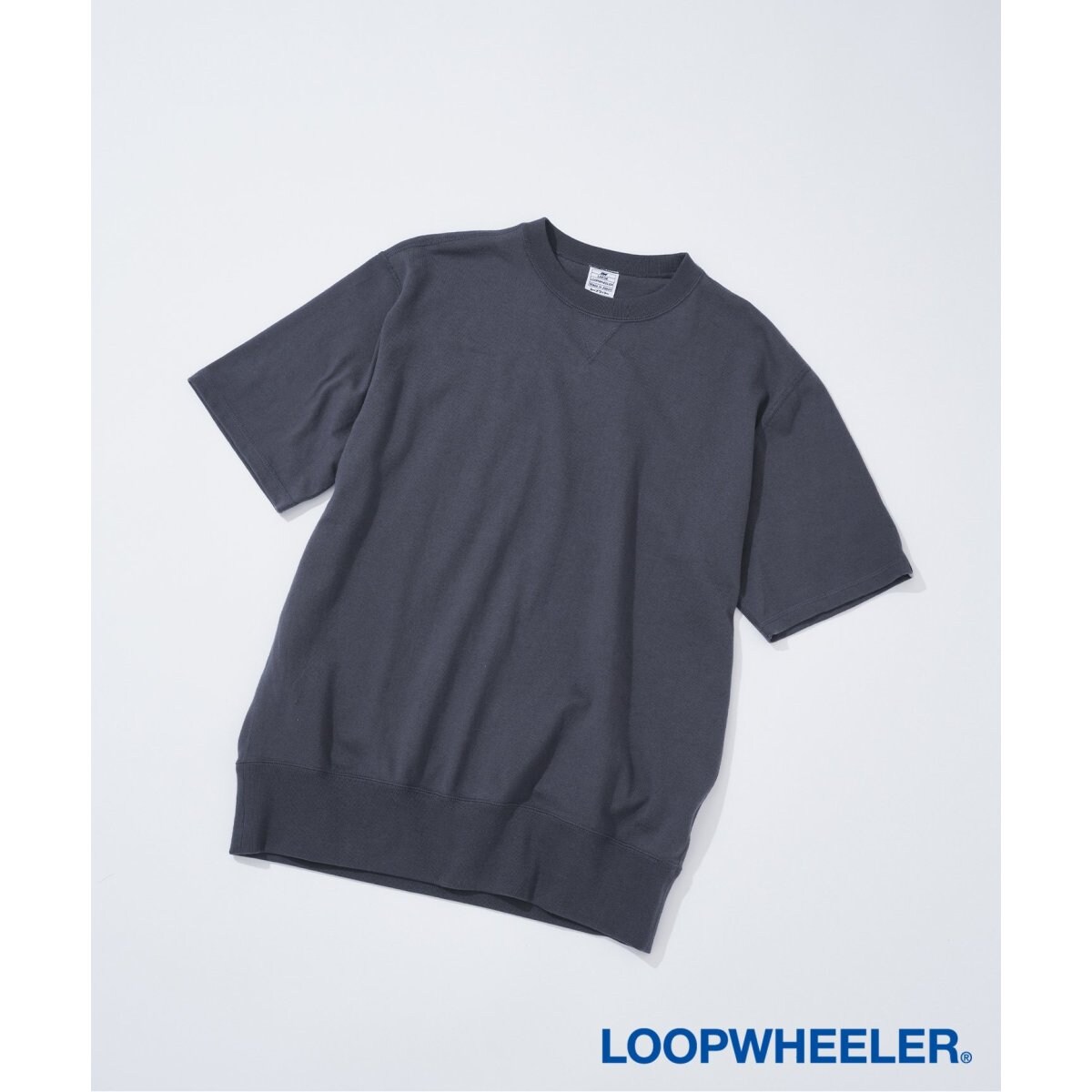LOOPWHEELER for LOWERCASE ツリテンジク スウェット型 ワイドTシャツ 