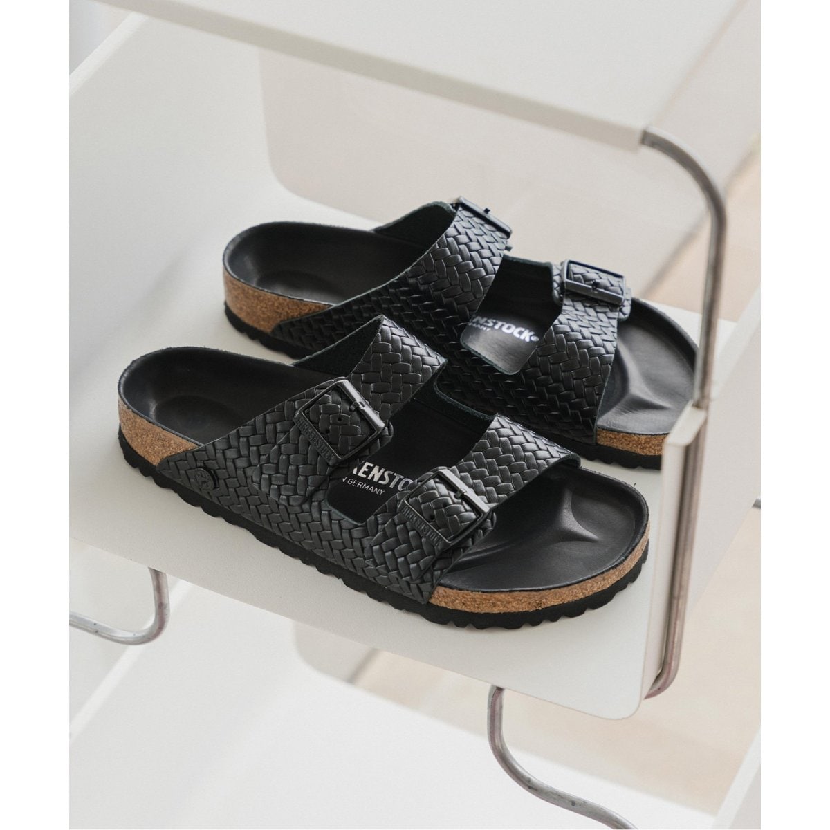 BIRKENSTOCK x EDIFICE/IENA 国内買付 ARIZONA WOVEN EMBOSS BIRKENSTOCK (ビルケンシュトック) 限定 ARIZONA WOVEN EMBOSS