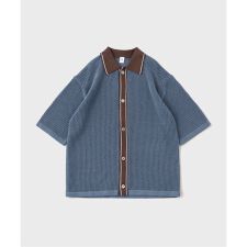 LA BOUCLE (ラブークル) メッシュ ニット シャツ | エディフィス