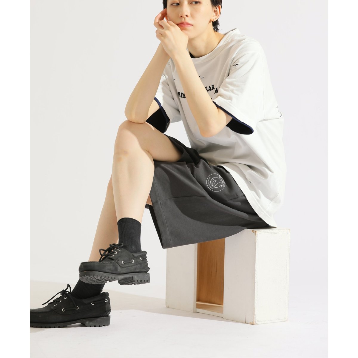 ★美品★エディフィス　CALMER(カルメール)別注　ナチュラルダイパンツ CALMER / カルメール】別注 ナチュラルダイ パンツ