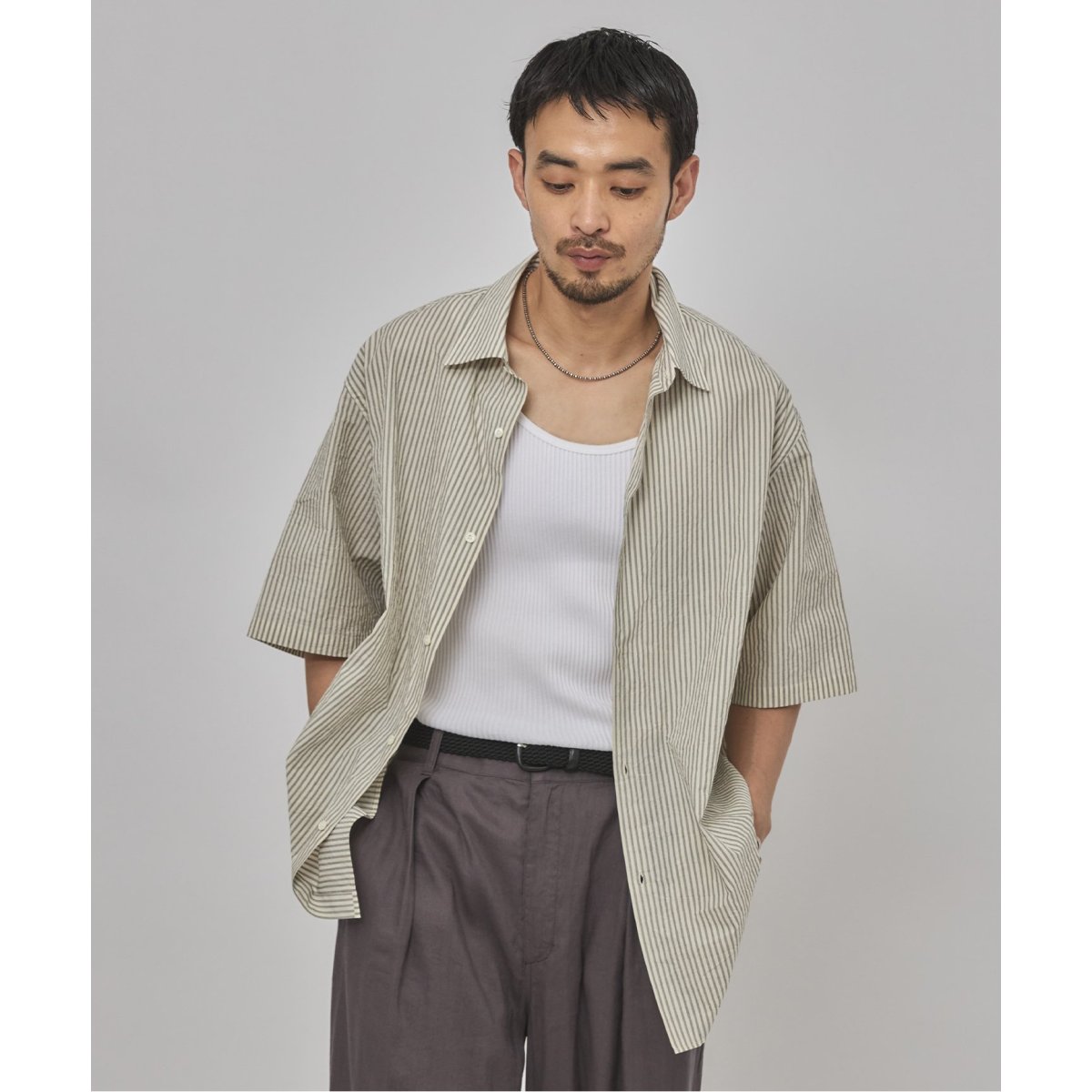 ETS.MATERIAUX シャンブレーシャツ サイズ3 ETS.MATERIAUX シャンブレーシャツ サイズ3 3896250_base.jpg