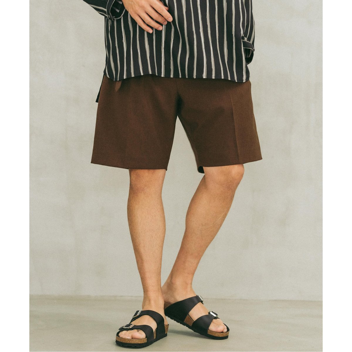 サマーウーステッド ベルテッド ショーツ / セットアップ可能