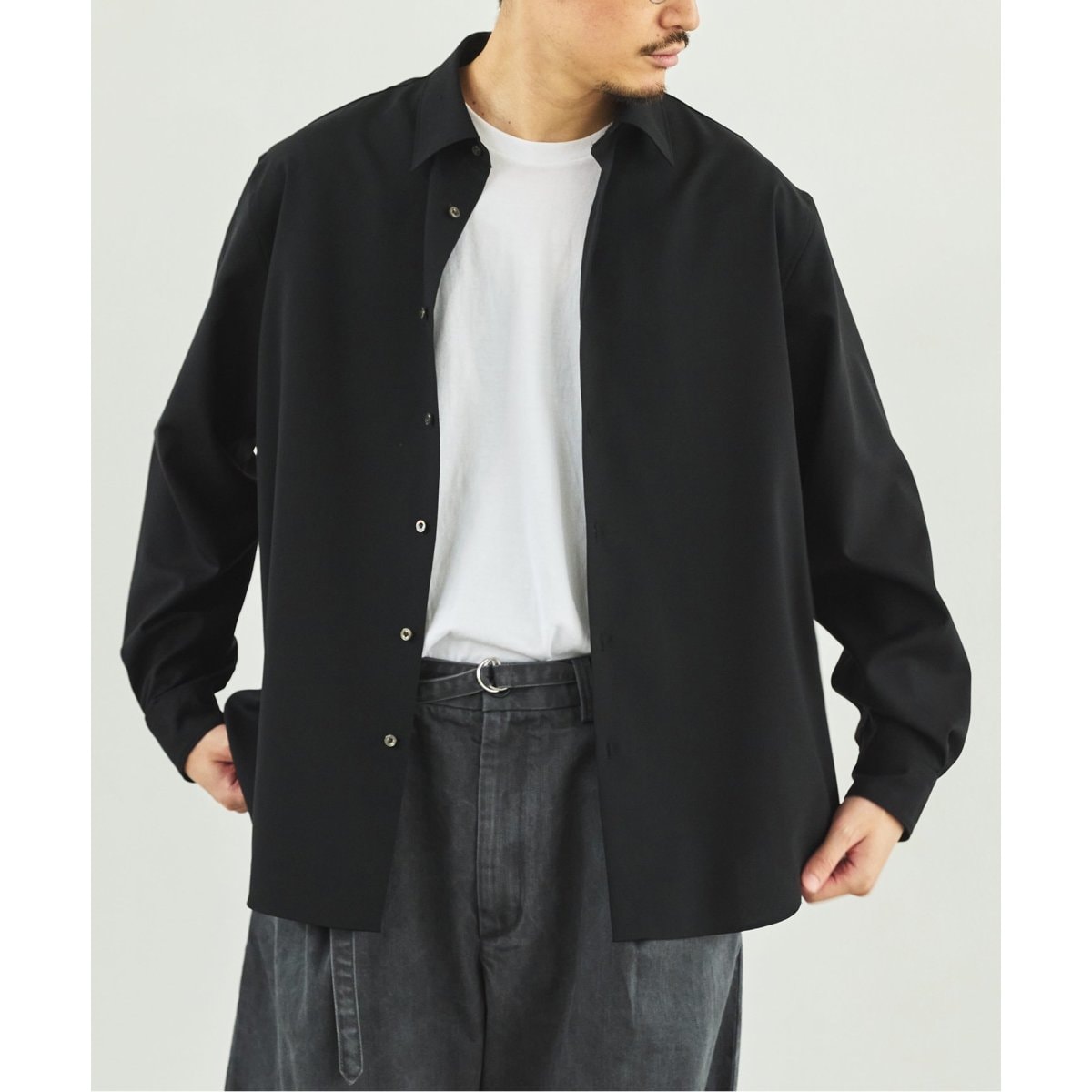 ETS.MATERIAUX シャンブレーシャツ サイズ3 ETS.MATERIAUX / マテリオ】シャンブレーシャツ | エディフィス