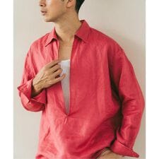 エディフィス(EDIFICE)の《追加》リネン スキッパー シャツ