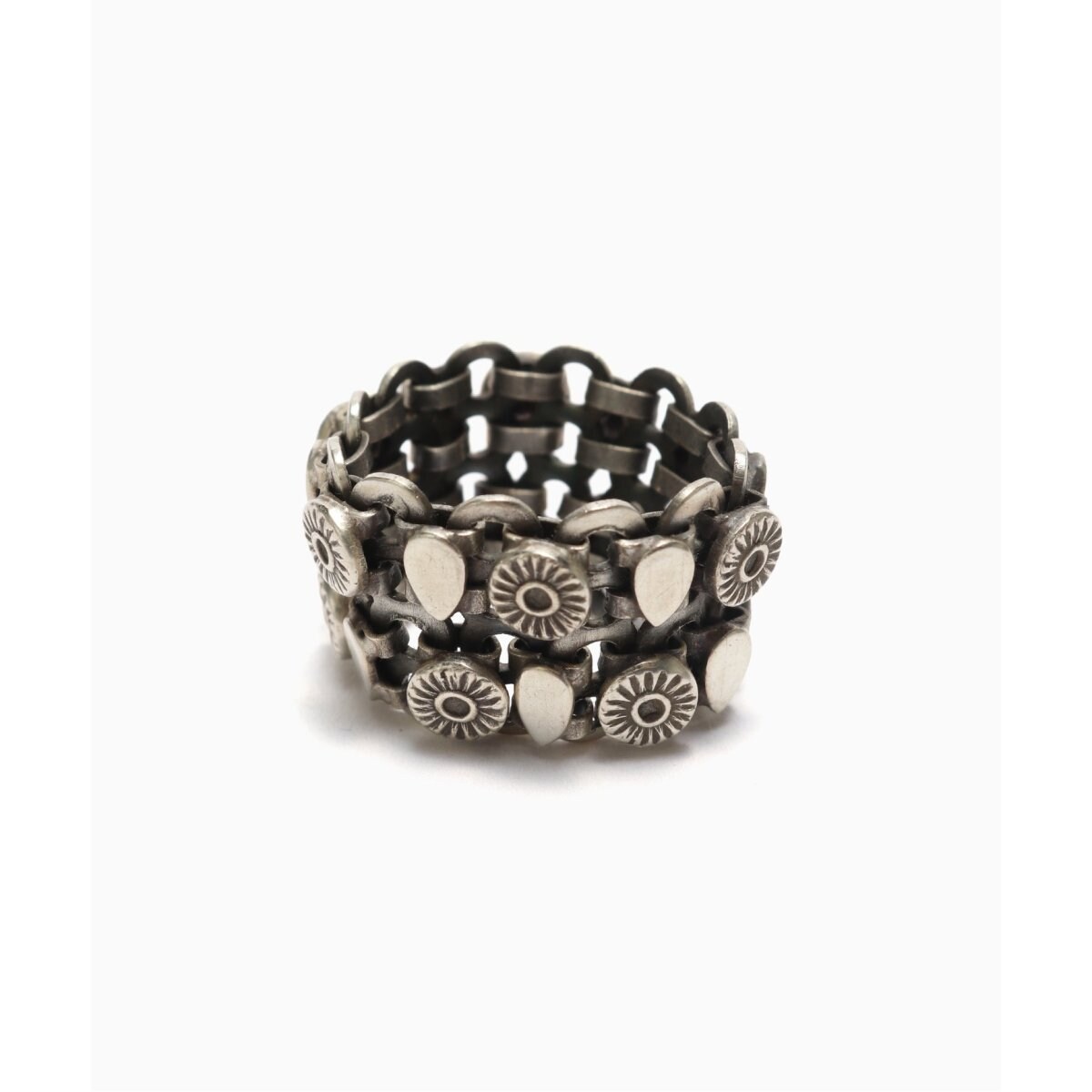 [}C]THARU SILVER(^[ Vo[) Double Ring SUN/GfBtBXiEDIFICEj Vo[