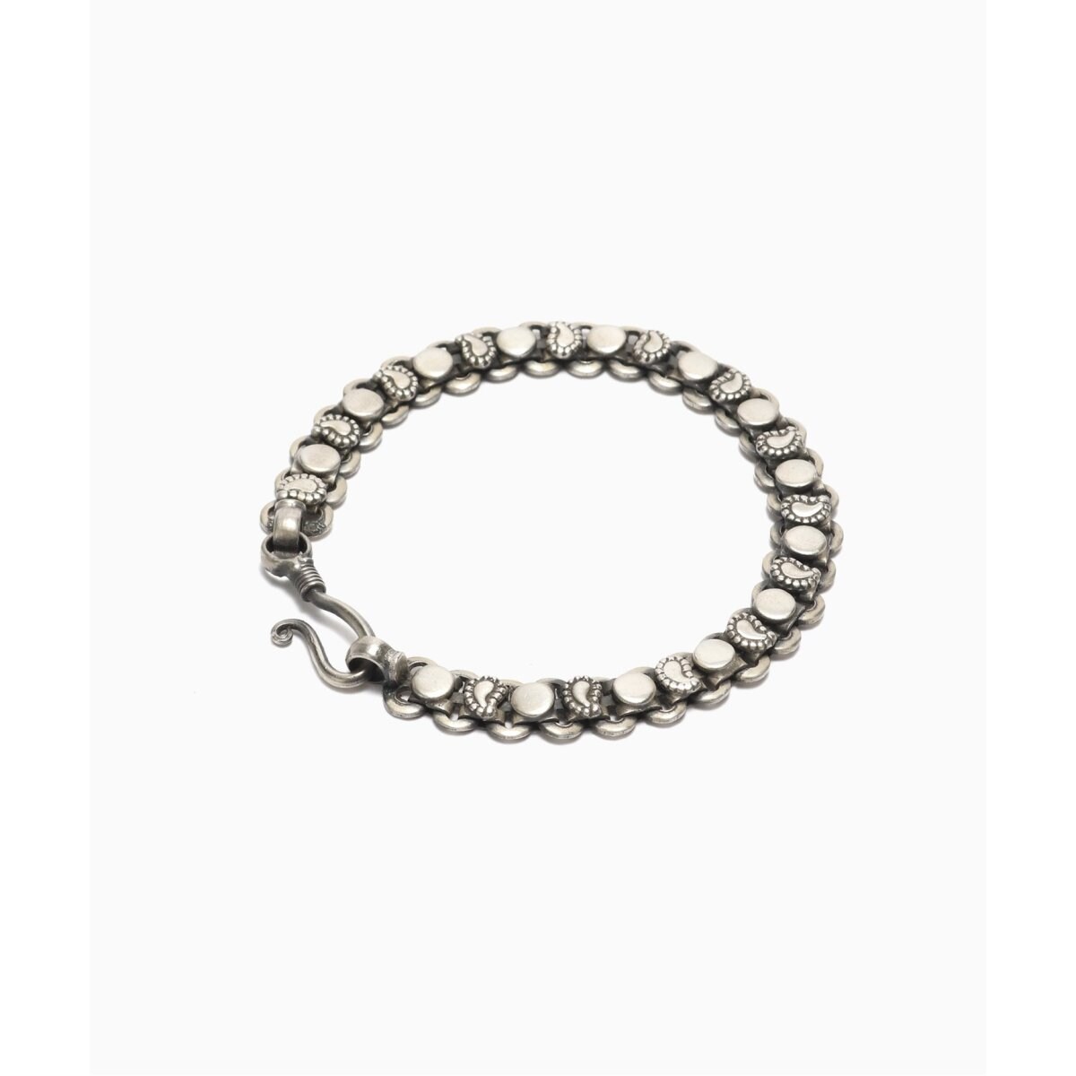THARU SILVER(タルー シルバー) Single Braclet PAISLEY
