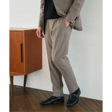 SUPER 120’s ウールサキソニー テーパードパンツ【セットアップ着用可能】
