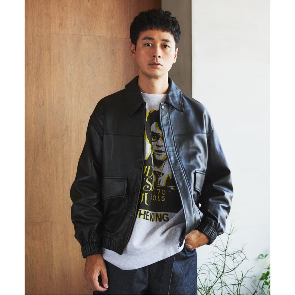 edifice フレンチアンティーク ライダースジャケット レザージャケット edifice フレンチアンティーク ライダースジャケット レザー