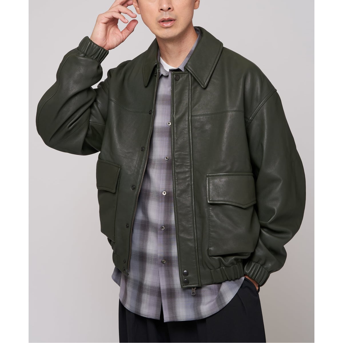 希少Schott × nano-universe 別注　ライダース　完売品 Schott／別注 Single Riders | ナノユニバース(NANO universe