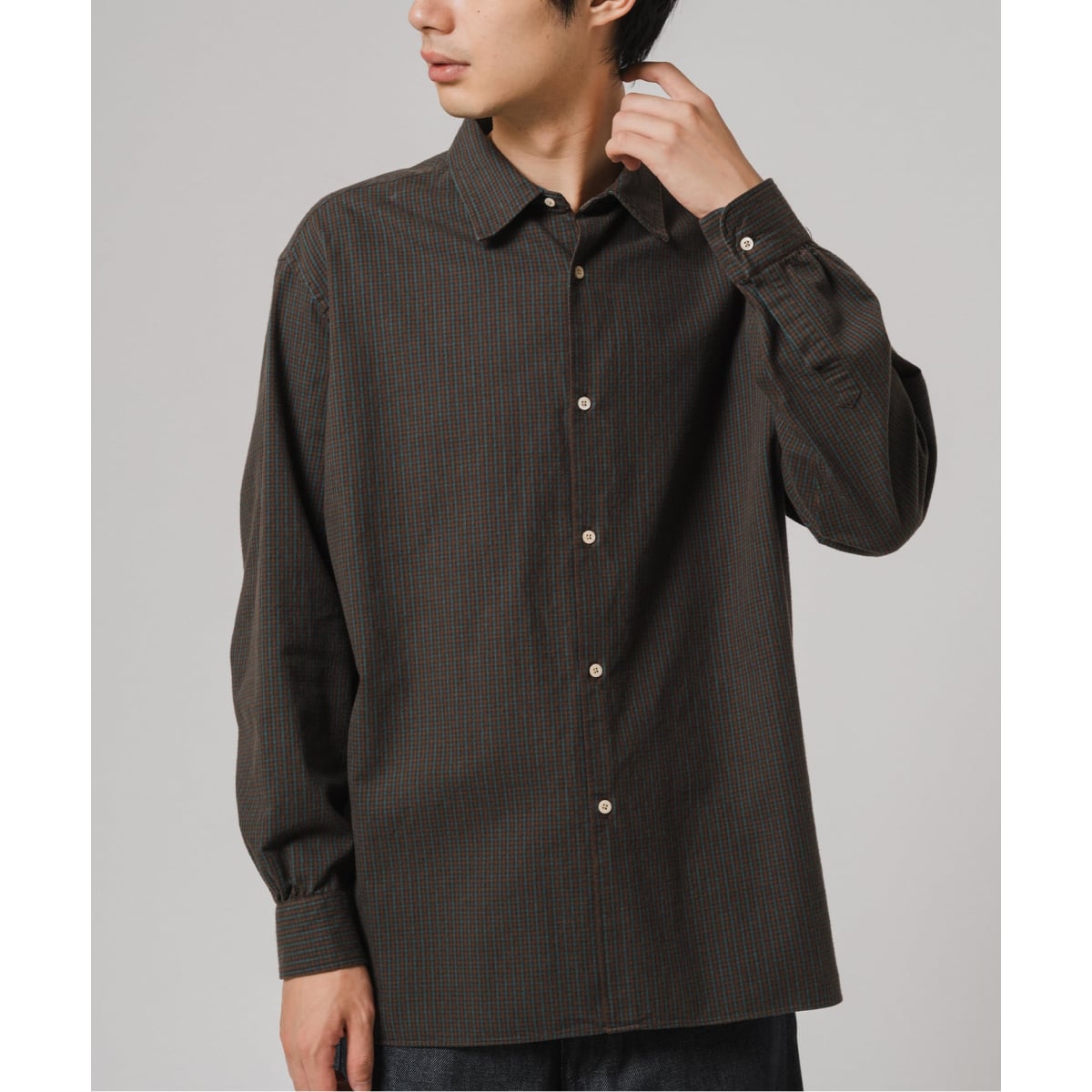 ETS.MATERIAUX シャンブレーシャツ サイズ3 美品】ETS.MATERIAUX シャンブレーシャツ サイズ3 - メルカリ