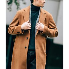 SUPER 140’s ウール / カシミヤ チェスターコート