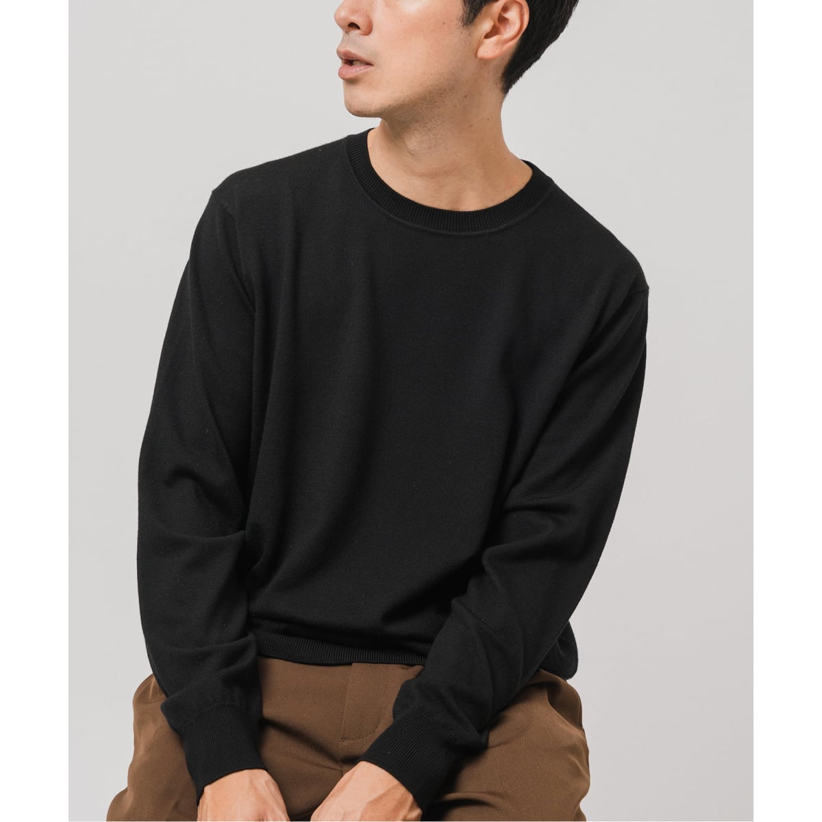 JOHN SMEDLEY / ジョンスメドレー】別注 30ゲージ クルーネックニット