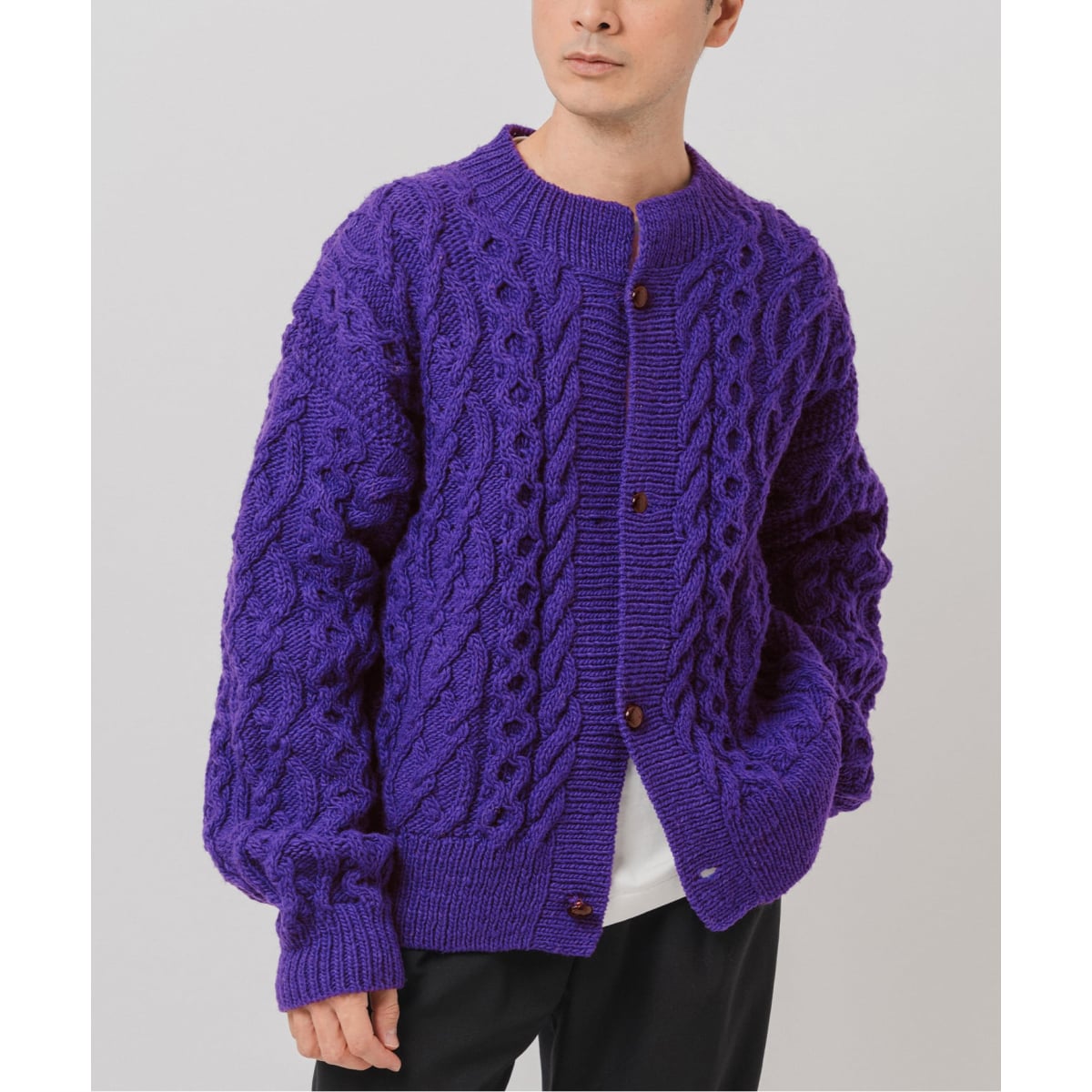 avancer / アボンシェル】ショールカラー カーディガン | エディフィス