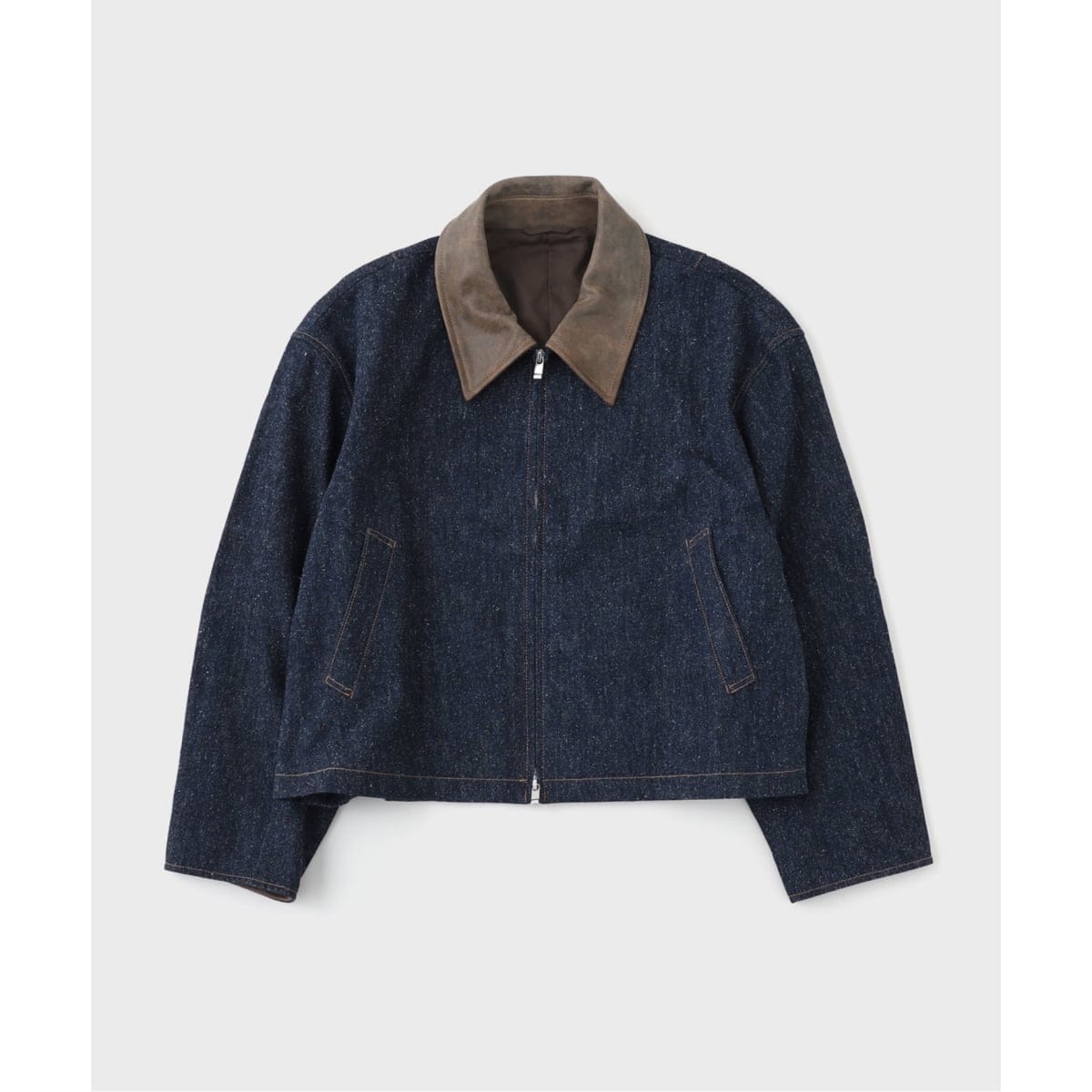 Cale (カル) for BOUCLE 別注 コットンシルクデニム ブルゾン