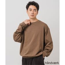 handvaerk (ハンドバーク) クルーネック ロングスリーブ Tシャツ
