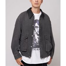 ダック ウォッシュド フライト ブルゾン