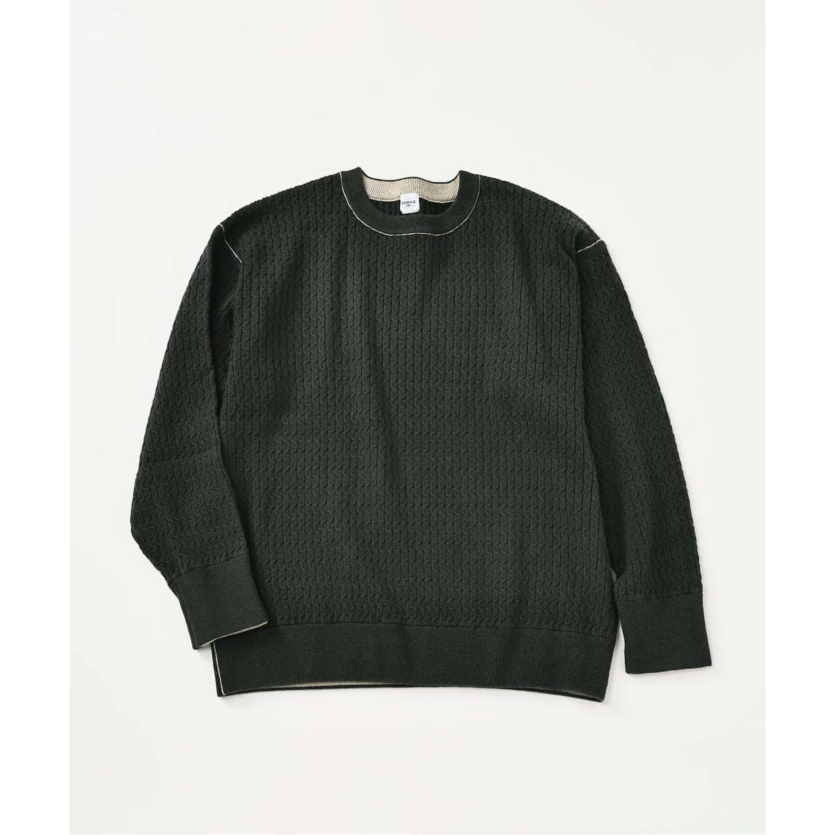 ATON (エイトン) LINEN WOOL BRUSHED V-NECK SWEATER | エディフィス
