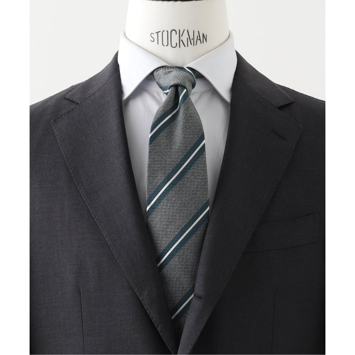 FRANCO BASSI(フランコ バッシ) レジメンタルストラ U24IG40-C