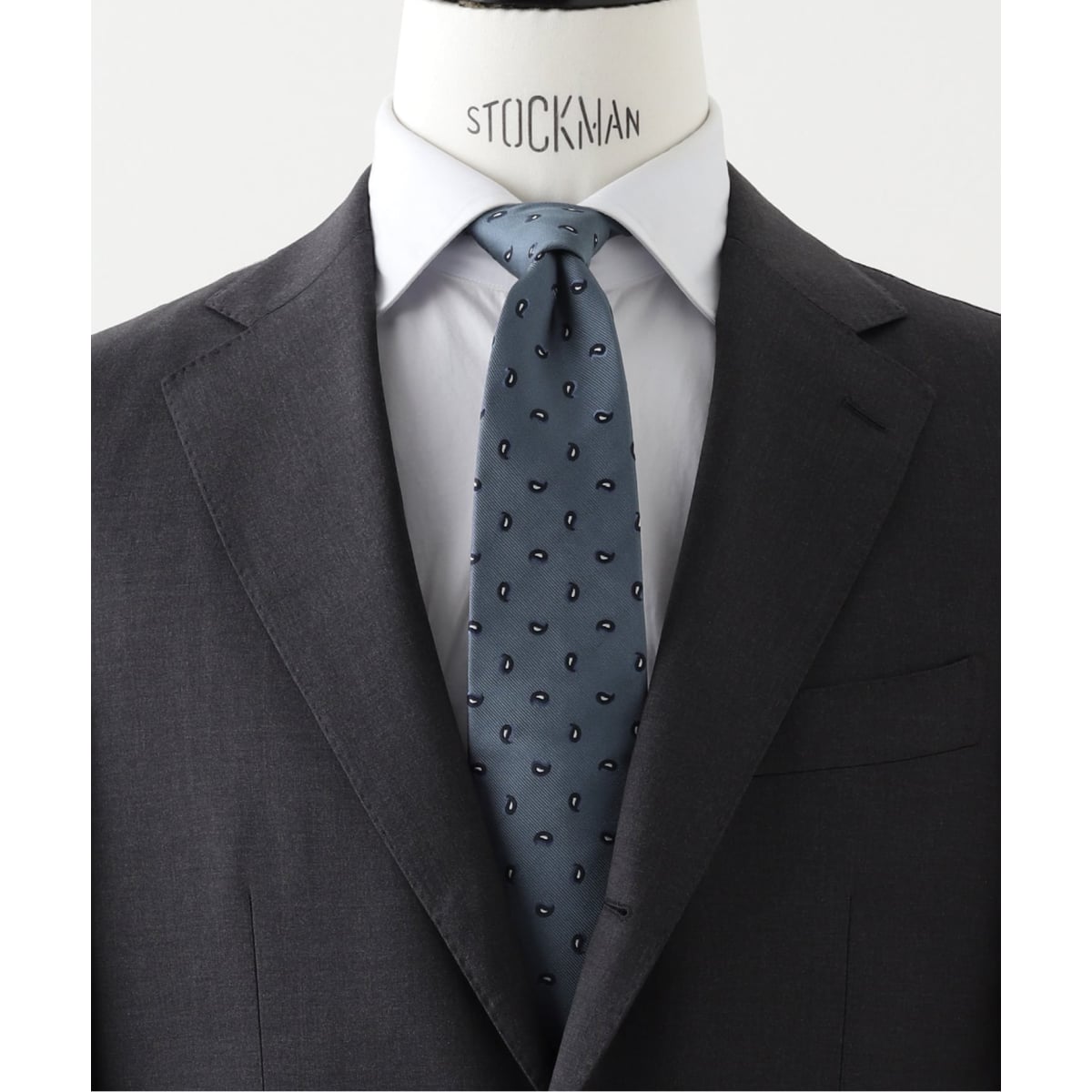 【未使用】Nicky ニッキー　ネクタイ　レジメンタル　タグ付き Nicky ニッキー ペイズリープリントシルクコットンタイ ネクタイ Nicky