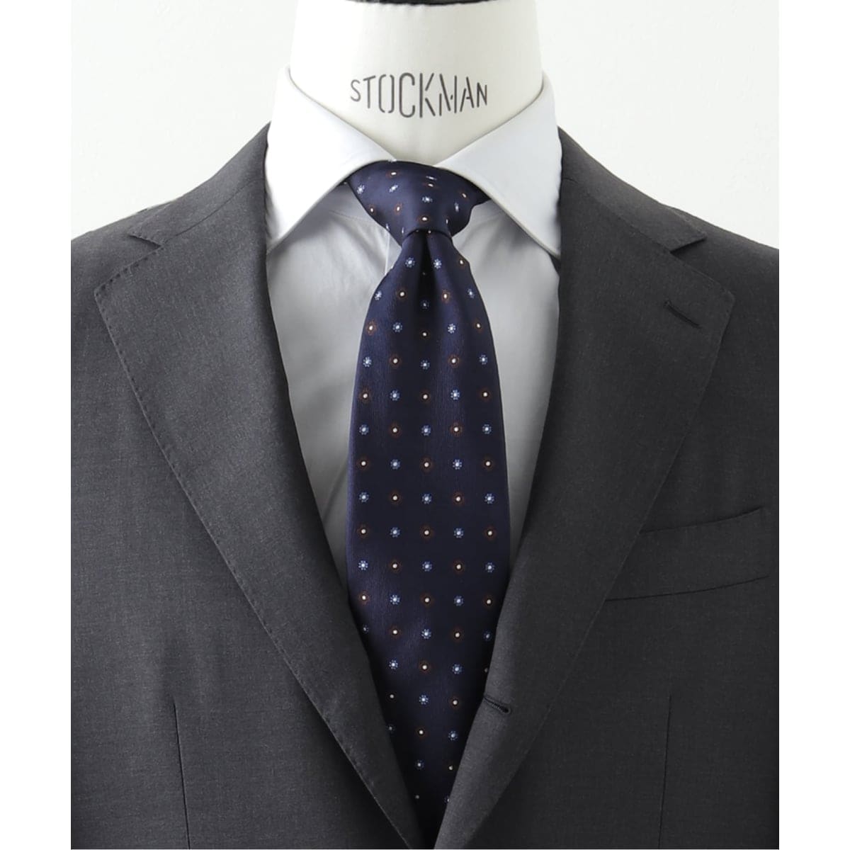 FRANCO BASSI (フランコ バッシ) Square Patterned タイ