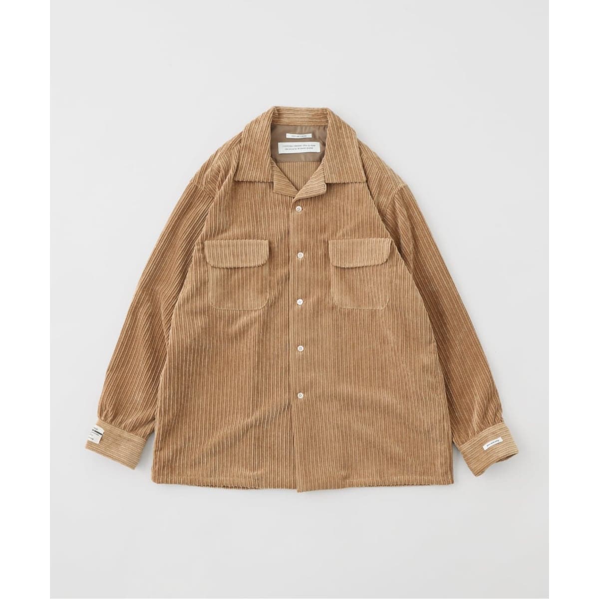 EDIFICE LA BOUCLE / ラブークル　デシンスタンドカラーシャツ EDIFICE LA BOUCLE（エディフィスラブークル）の「【LA BOUCLE