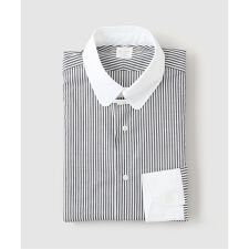 D.SHORT ROUND TAB クレリック ストライプ