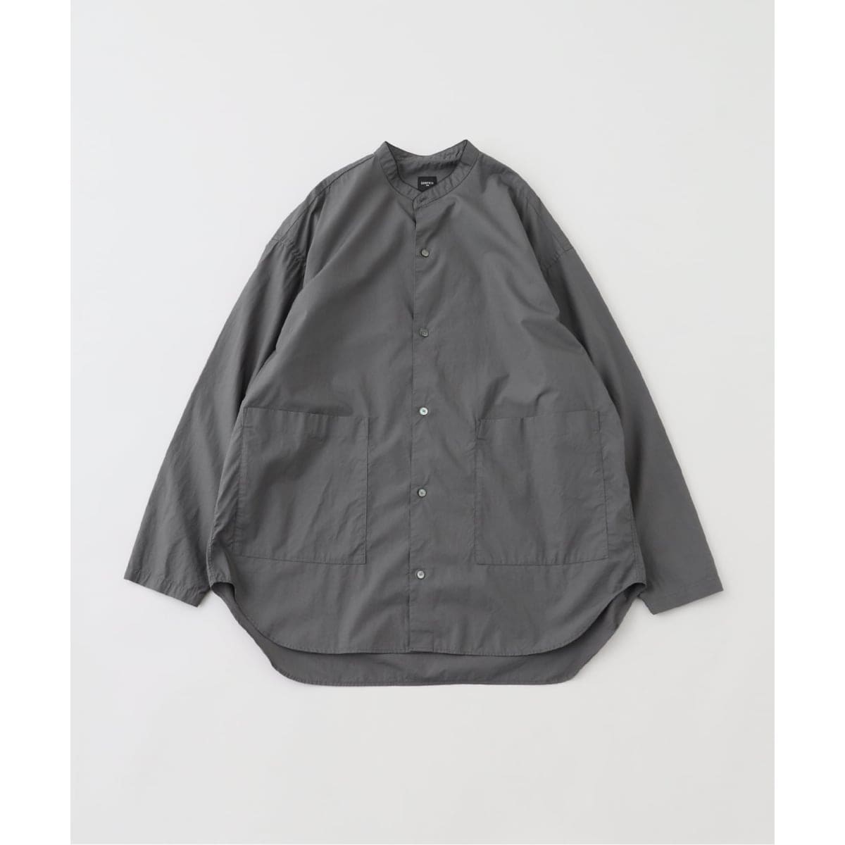 edifice la boucle スキッパーシャツ　ウール LA BOUCLE / ラブークル】レザーパイピング スキッパーシャツ