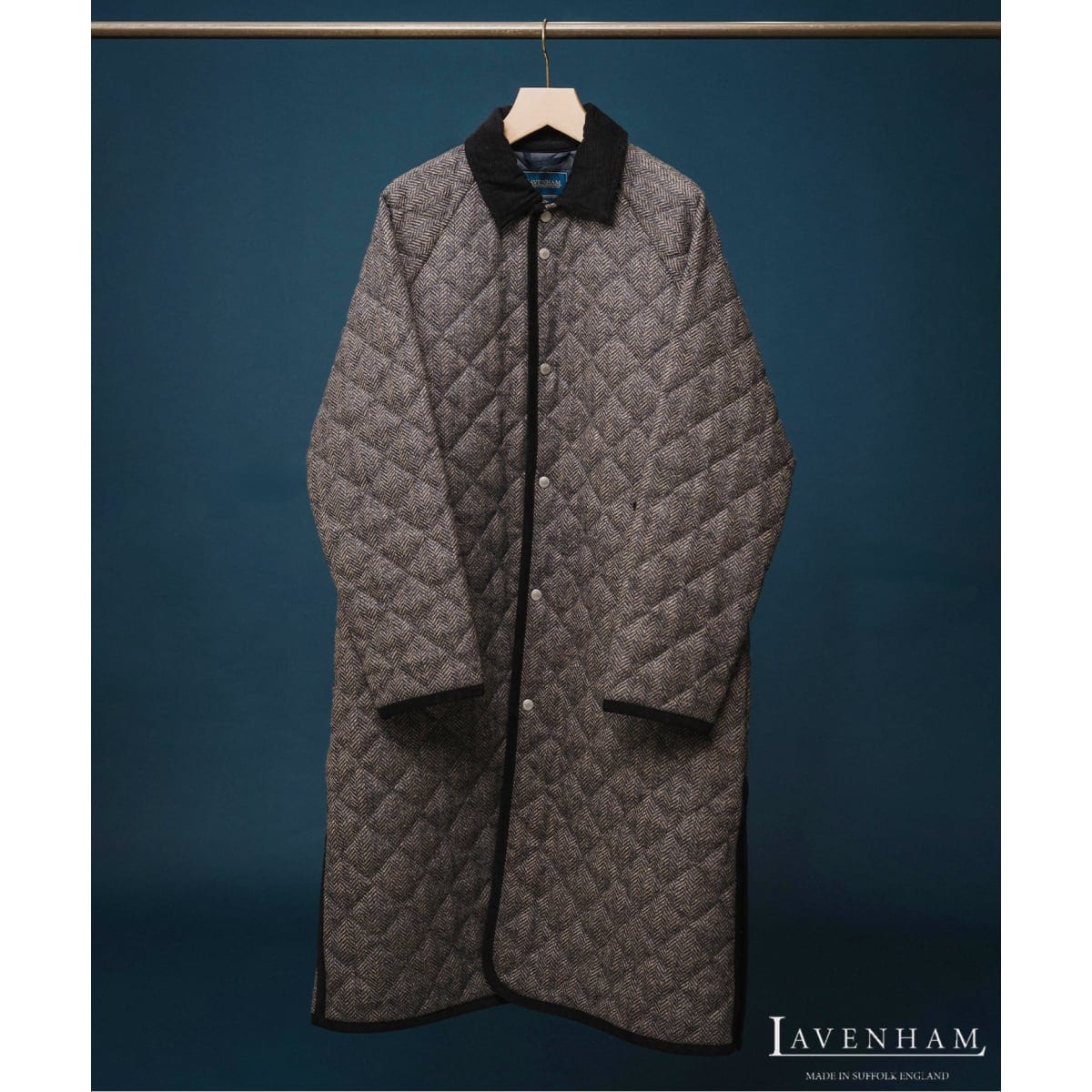 ATON (エイトン) STRETCH NYLON LINEN ZIP-UP ジャケット