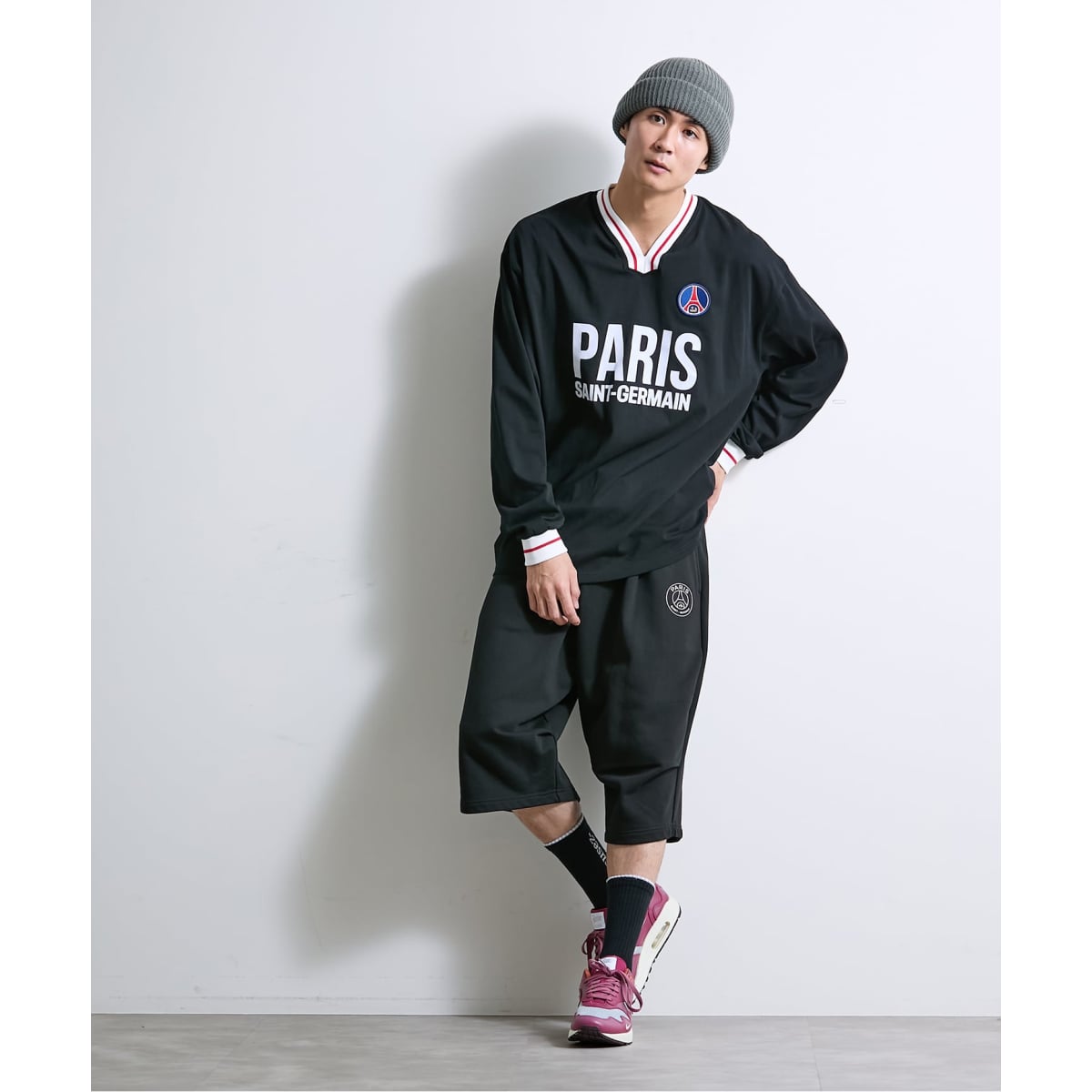 Paris Saint-Germain / パリ・サン＝ジェルマン】 JP RETRO L/S