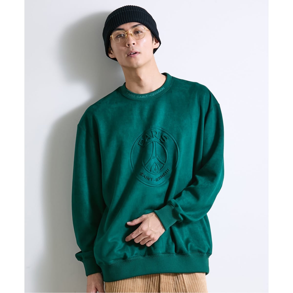 shishikui レミレリーフ　コラボスウェット Brushed Crew / HEATHER GRAY – SHISHIKUI